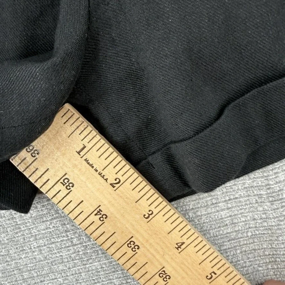 Banana Republic Romper Womens 4 Black One-Piece V-Neck Zip Pockets Linen Blend‎